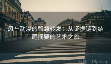 风车动漫的智慧转发：从证据链到结尾摘要的艺术之旅