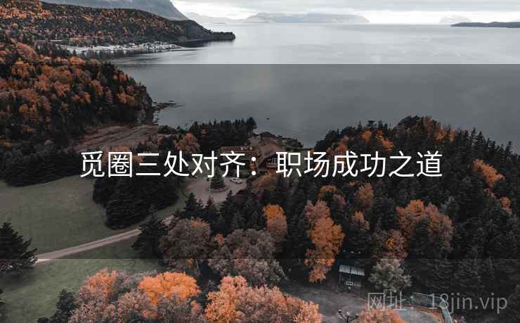 觅圈三处对齐：职场成功之道